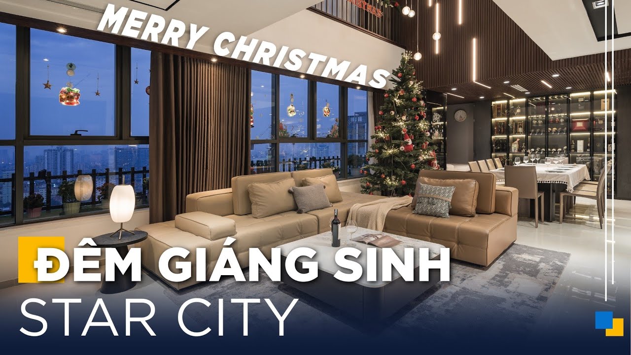 Christmas Eve In Star City Apartment | An Cuong Wood x SEN Design