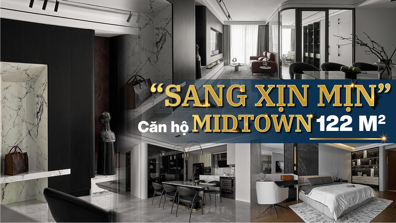 "Sang Xịn Mịn" Căn Hộ Midtown 122m2 | Plan. A Studio