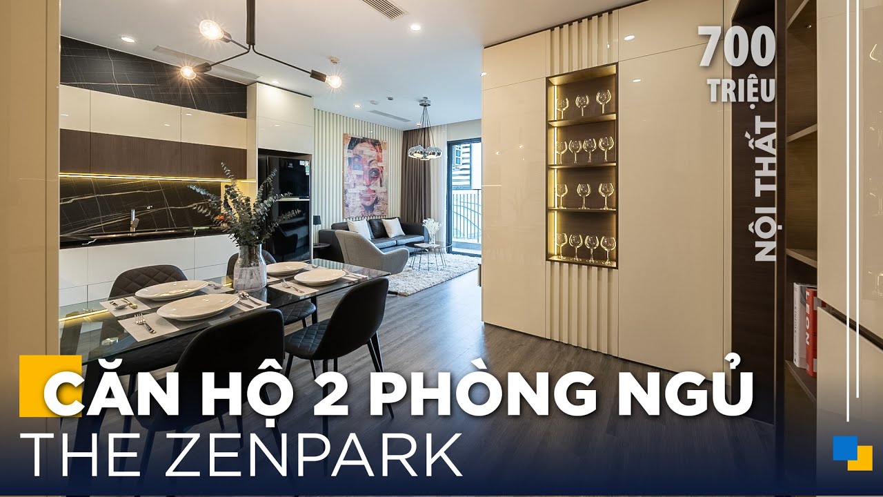 700 Million For Fully Furnished The Zenpark 2 Bedroom Apartment | An Cuong Wood x TTG